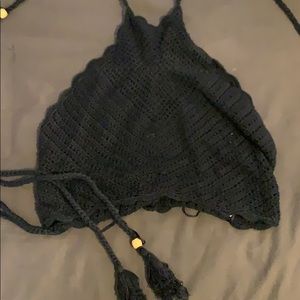 Kendall and Kylie Crochet Crop Top